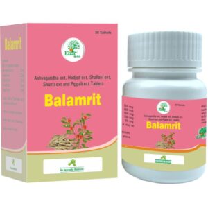 Balamrit Tablet - Ayurvedic Joint Health | Stress Relief | Energy Booster | Immunity Support | Herbal Supplements | 30 Tablets