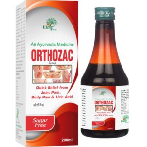 Orthozac Syrup - Ayurvedic Joint Pain Relief Syrup | Arthritis | Gout | Uric Acid Management | Bone and Cartilage Health | 200 ml